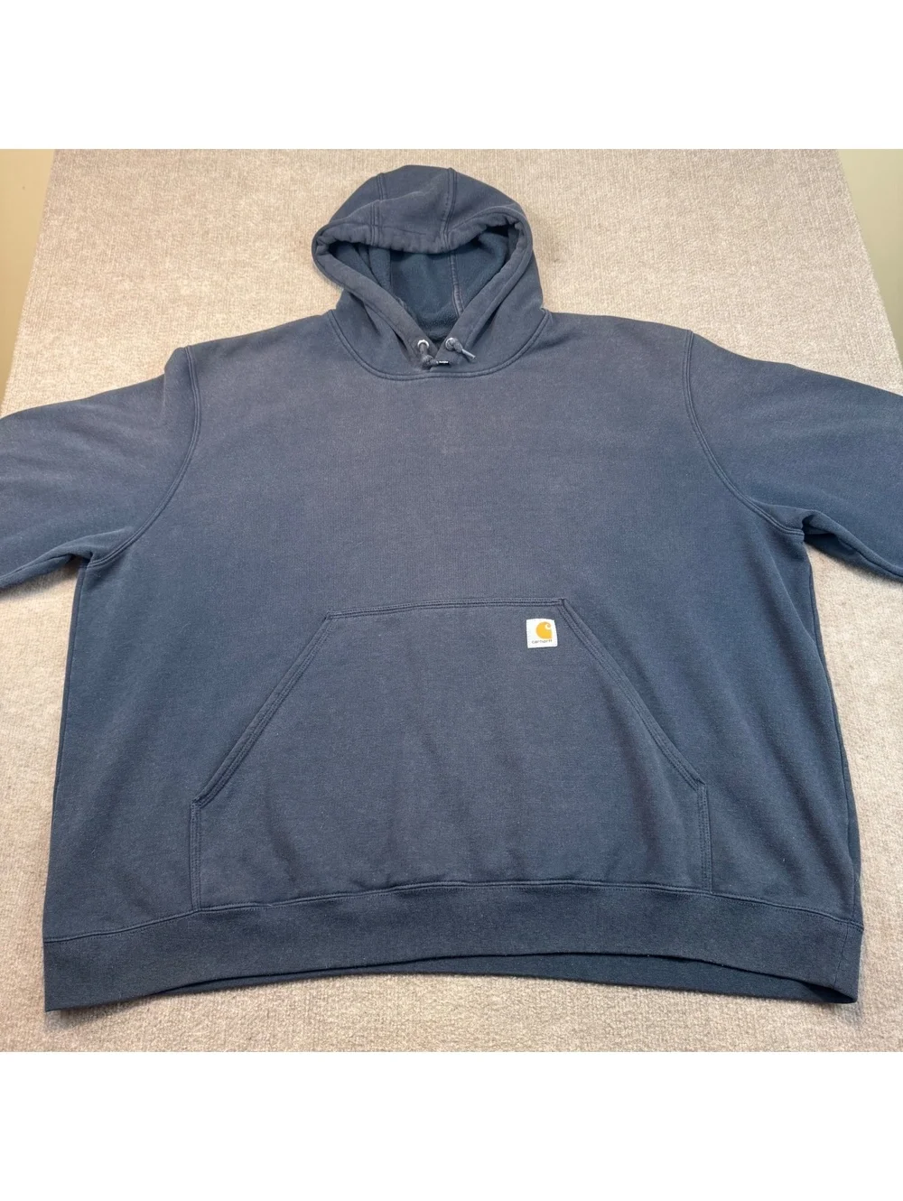 Carhartt Hoodie Men's 4XL Original Fit Blue Hooded Sweatshirt Hoody